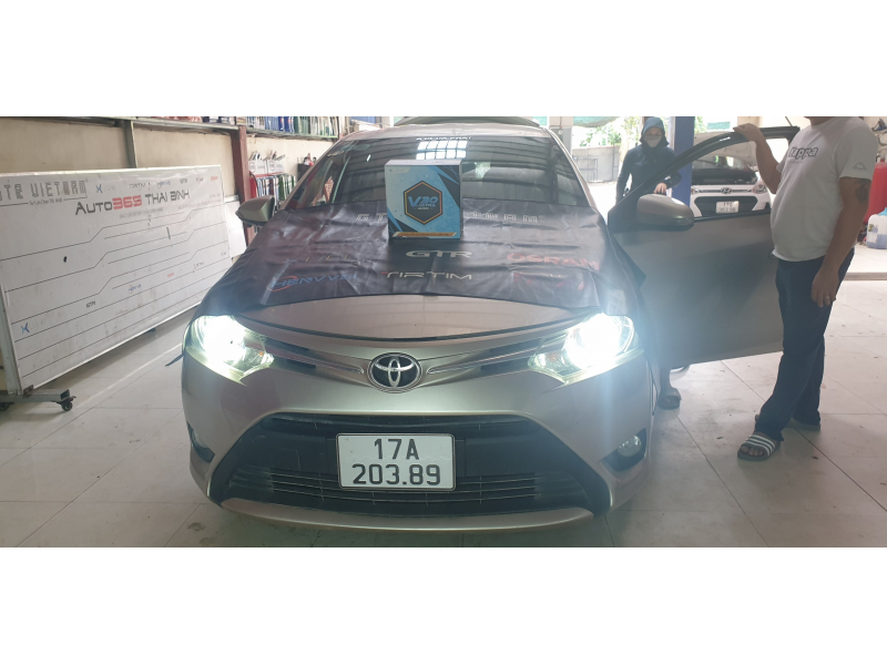 Độ đèn nâng cấp ánh sáng Toyota Vios