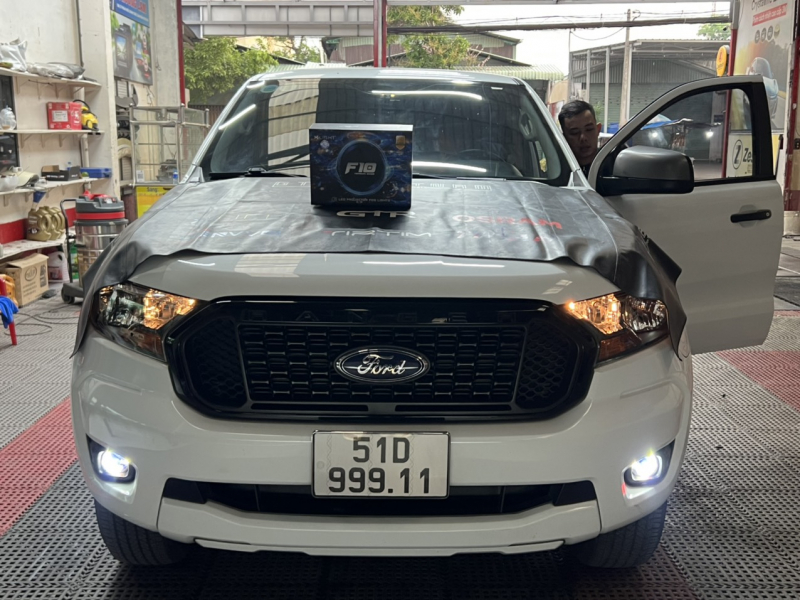 Độ đèn nâng cấp ánh sáng Nâng cấp bi gầm F10 tăng sáng cho xe Ford Ranger