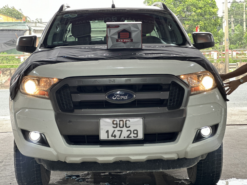 Độ đèn nâng cấp ánh sáng Nâng cấp bi gầm x3 pro cho xe ford ranger xls 2017