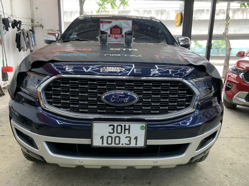 Độ đèn nâng cấp ánh sáng Nâng cấp bi gầm x3pro cho xe ford everest 