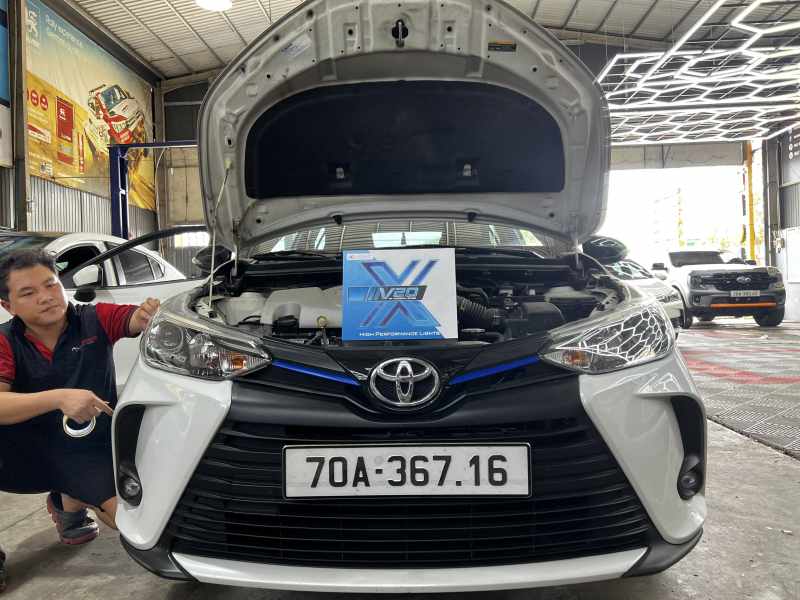 Độ đèn nâng cấp ánh sáng NÂNG CẤP BI COS CHO TOYOTA VIOS 