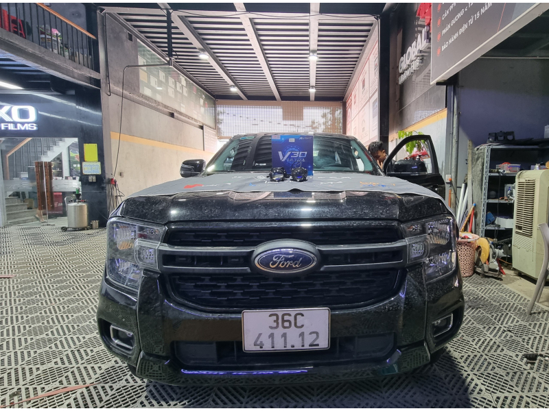 Độ đèn nâng cấp ánh sáng Nâng cấp bi pha GTR tăng sáng cho Ford Ranger