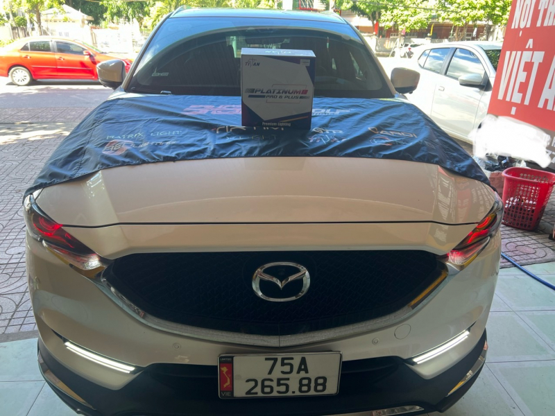 Độ đèn nâng cấp ánh sáng Mazda CX5 