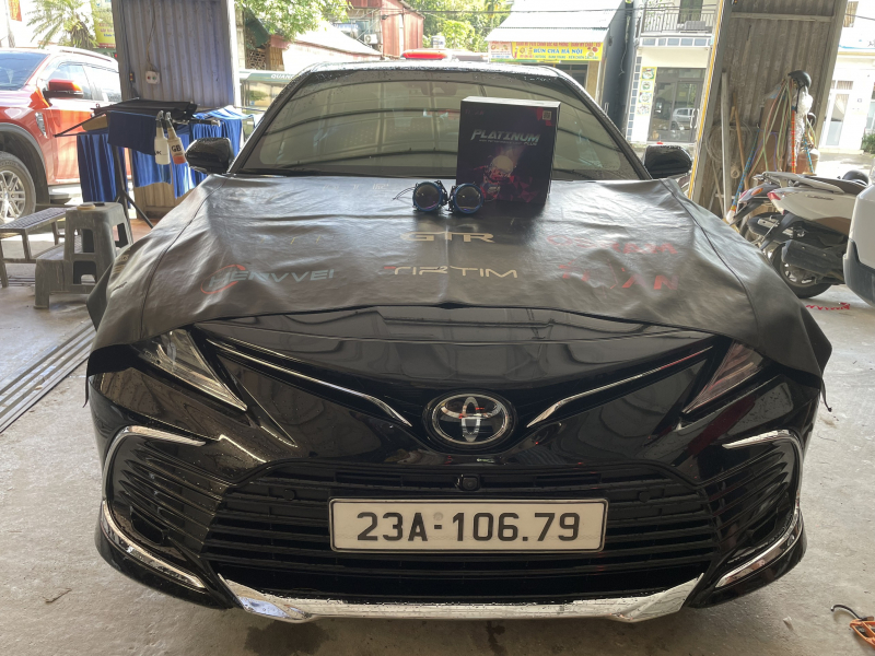 Độ đèn nâng cấp ánh sáng xe camry