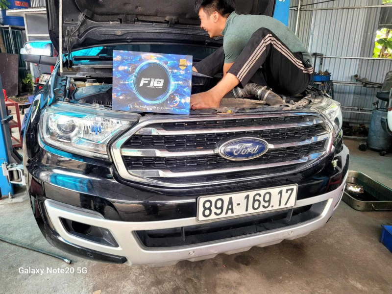 Độ đèn nâng cấp ánh sáng FORD