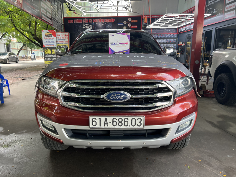 Độ đèn nâng cấp ánh sáng NÂNG CẤP BI LESER TITAN PLATINUM PLUS XE FORD EVEREST