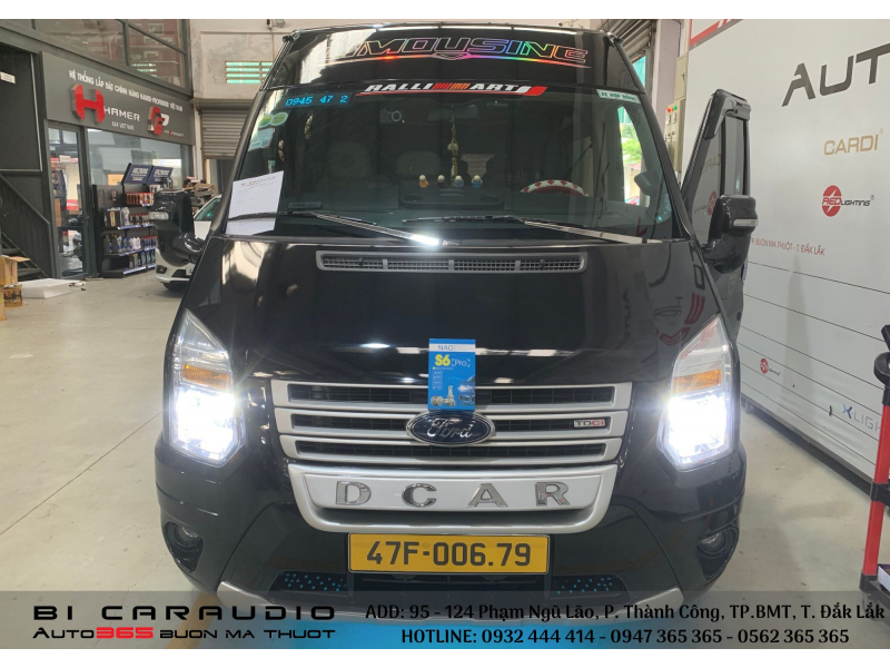 Độ đèn nâng cấp ánh sáng BI LED NAOEVO CHO XE FORD TRANSIT 47F00679 - AUTO365 BUÔN MA THUỘT 27/06/2024