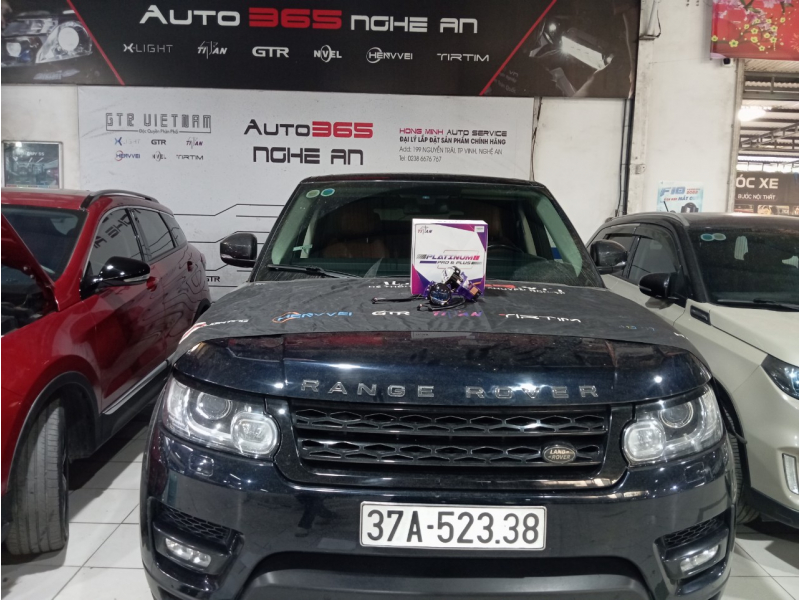 Độ đèn nâng cấp ánh sáng Nâng Cấp Ánh Sáng Bi Laser Titan Platinum Plus Cho Xe Range Rover