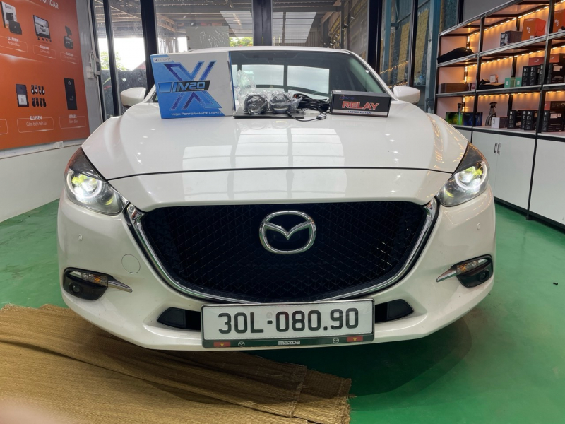 Độ đèn nâng cấp ánh sáng Nâng cấp bi pha cho mazda3