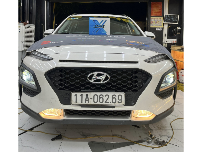 Độ đèn nâng cấp ánh sáng Nâng cấp bi pha GTR tăng sáng cho xe Hyundai Kona 11A06269