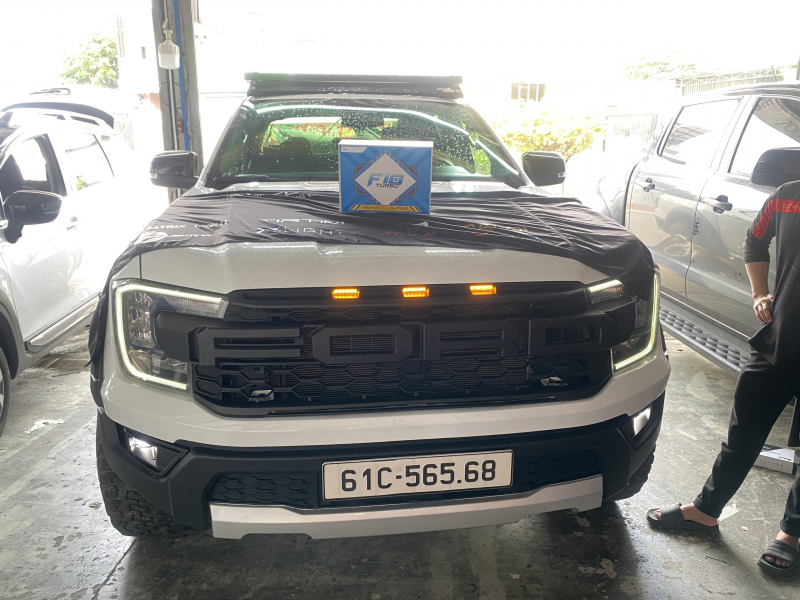 Độ đèn nâng cấp ánh sáng BI GẦM X-LIGHT F10 TURBO NHIỆT MÀU 5500K CHO XE FORD RANGER 2023 MÀU TRẮNG - BÌNH DƯƠNG - 56568