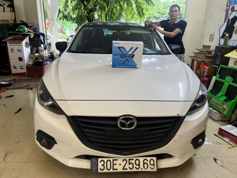 Độ đèn nâng cấp ánh sáng MAZDA