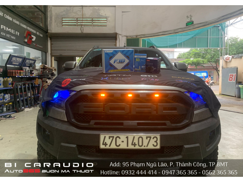 Độ đèn nâng cấp ánh sáng BI GẦM X-LIGHT F10 TURBO VÀ ĐÈN LED NAOEVO CHO XE FORD RANGER 47C14073 - AUTO365 BUÔN MA THUỘT 23/07/2024