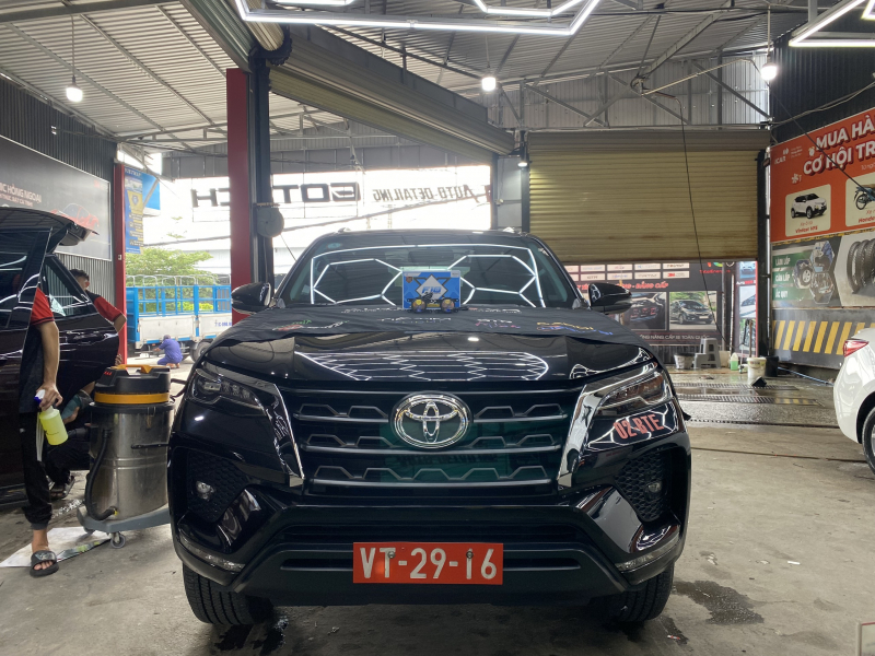 Độ đèn nâng cấp ánh sáng Độ đèn nâng cấp ánh sáng cho xe Toyota Fortuner 2021 biển số VT-29-16