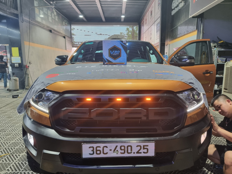 Độ đèn nâng cấp ánh sáng Nâng cấp bi pha tăng sáng GTR cho Ford Ranger