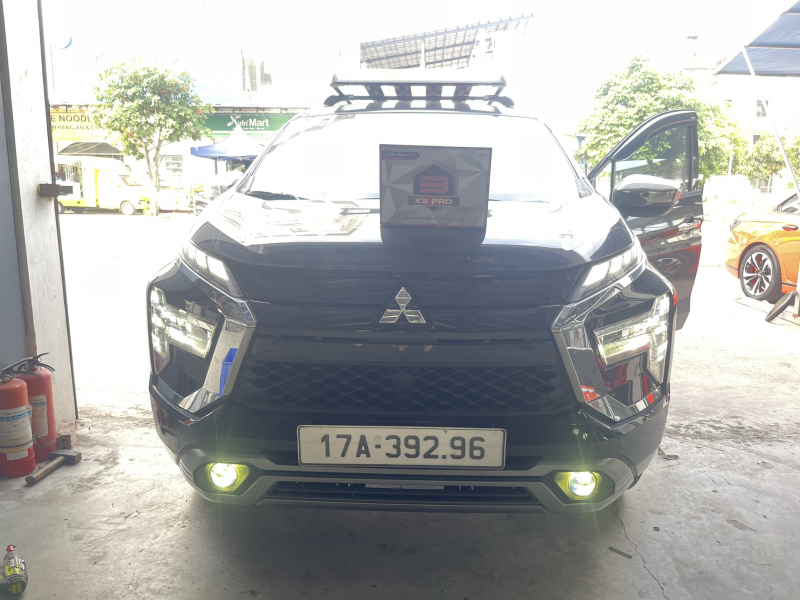 Độ đèn nâng cấp ánh sáng Nâng cấp bi gầm tăng sáng cho xe mitsubishi Xpander