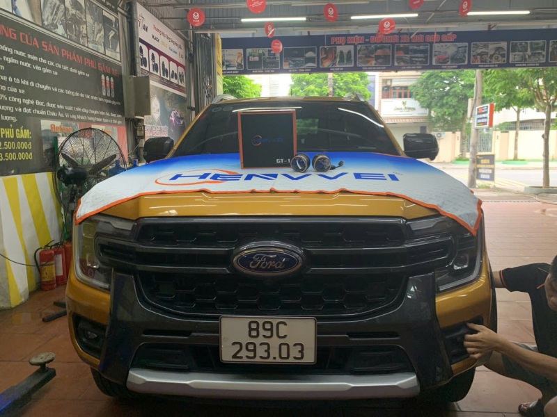 Độ đèn nâng cấp ánh sáng Độ đèn nâng cấp ánh sáng bi gầm Henvvei GT1 cho Ford Wildtrak