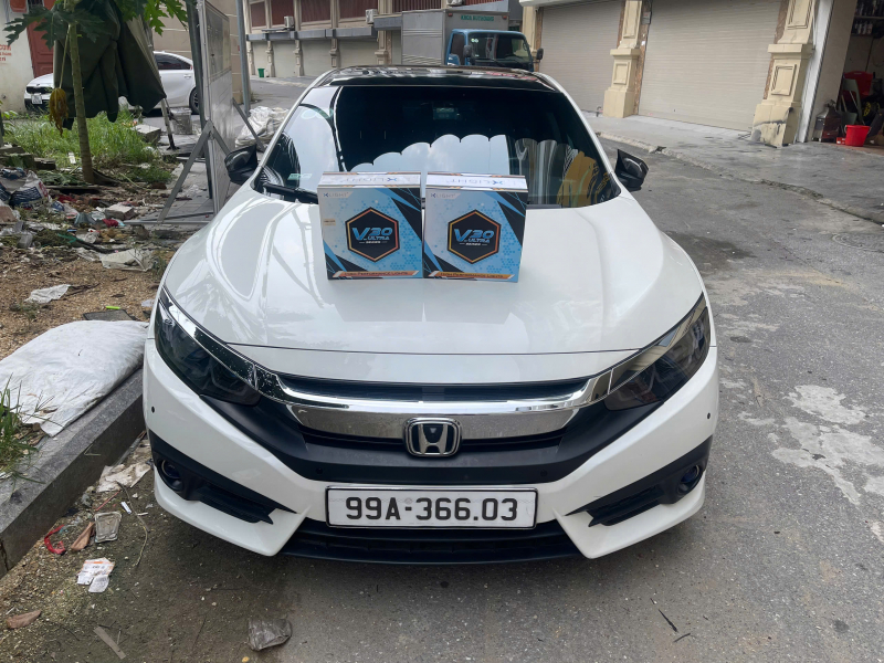 Độ đèn nâng cấp ánh sáng HONDA CIVIC NÂNG 2 CẶP V30 ULTRA