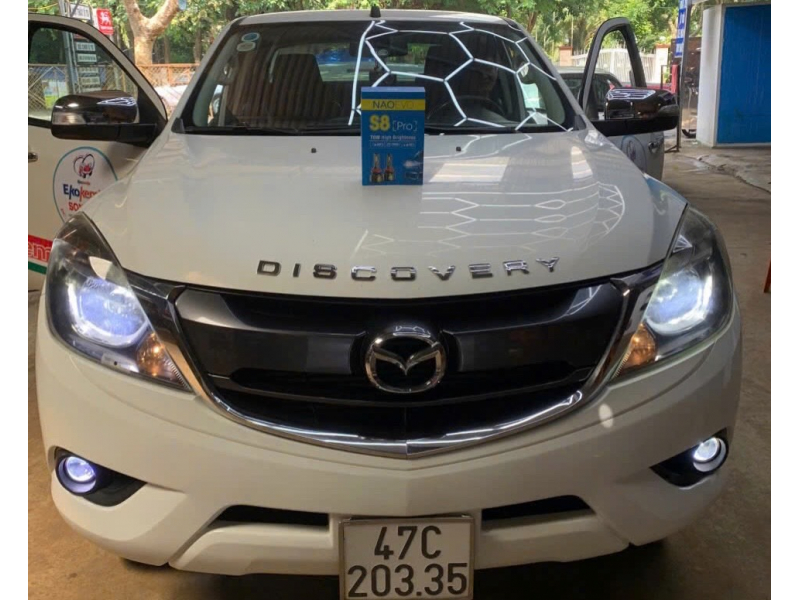 Độ đèn nâng cấp ánh sáng Nâng cấp đèn xe Mazda Bt50 