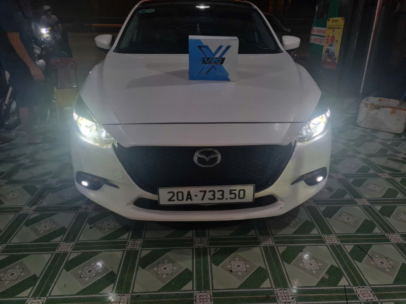 Độ đèn nâng cấp ánh sáng Mazda 3 2018 