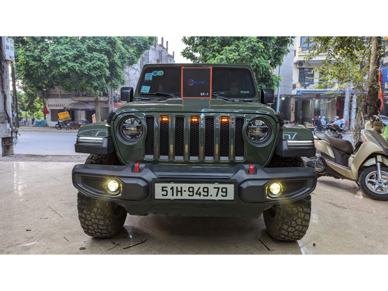 Độ đèn nâng cấp ánh sáng NÂNG CẤP BI GẦM HENVVEI GT1 TĂNG SÁNG JEEP