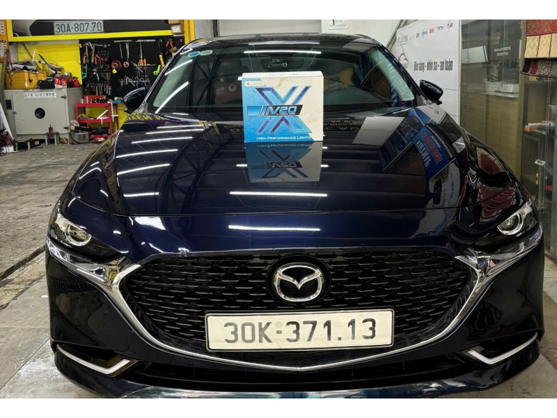 Độ đèn nâng cấp ánh sáng MAZDA 