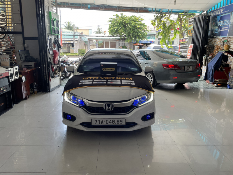 Độ đèn nâng cấp ánh sáng nâng cấp bi GTR G1 TURBO cho xe HONDA CITY 2019 -04889- Trần Bình TG - 26/08/2024