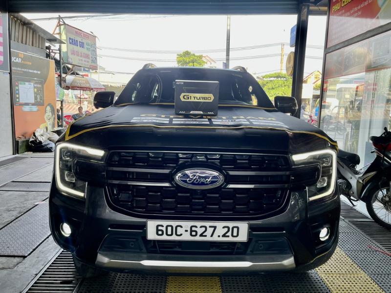 Độ đèn nâng cấp ánh sáng NÂNG CẤP BI GẦM G1 TURBO CHO XE FORD RANGER WILDTRAK