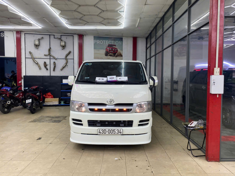 Độ đèn nâng cấp ánh sáng Nâng cấp đèn trợ sáng Hiace 2005