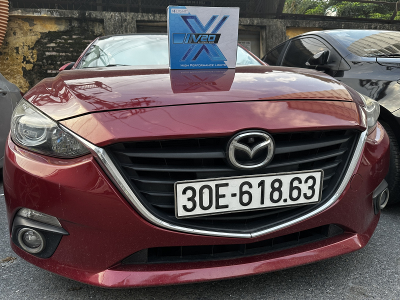 Độ đèn nâng cấp ánh sáng MAZDA 