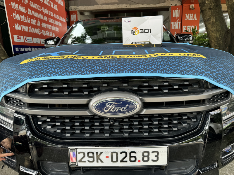 Độ đèn nâng cấp ánh sáng Ford Ranger XLS