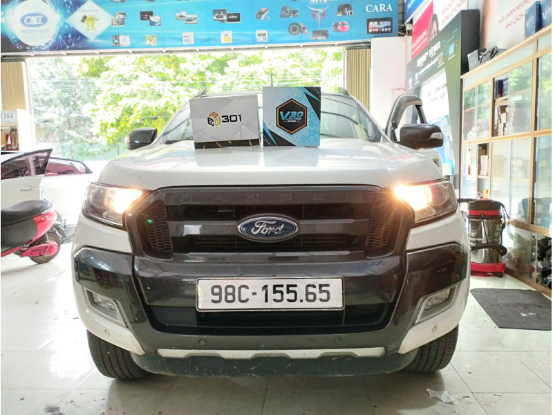 Độ đèn nâng cấp ánh sáng Nâng cấp bi pha gầm xe Ford