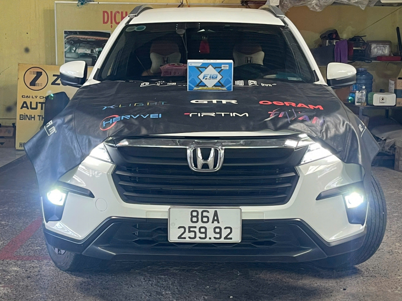 Độ đèn nâng cấp ánh sáng Nâng cấp bi gầm tăng sáng GTR Honda BRV