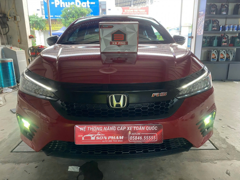 Độ đèn nâng cấp ánh sáng Nâng cấp bi gầm cho Honda City