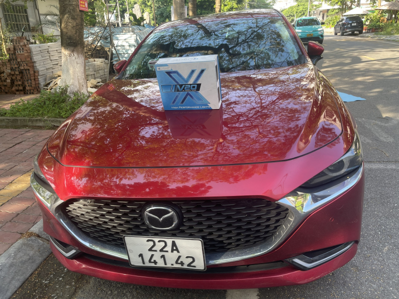 Độ đèn nâng cấp ánh sáng MAZDA 