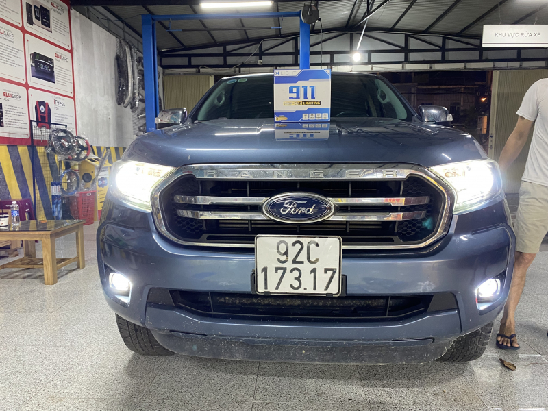 Độ đèn nâng cấp ánh sáng Nâng cấp bi led X-light 911 tăng sáng cho Ford Ranger