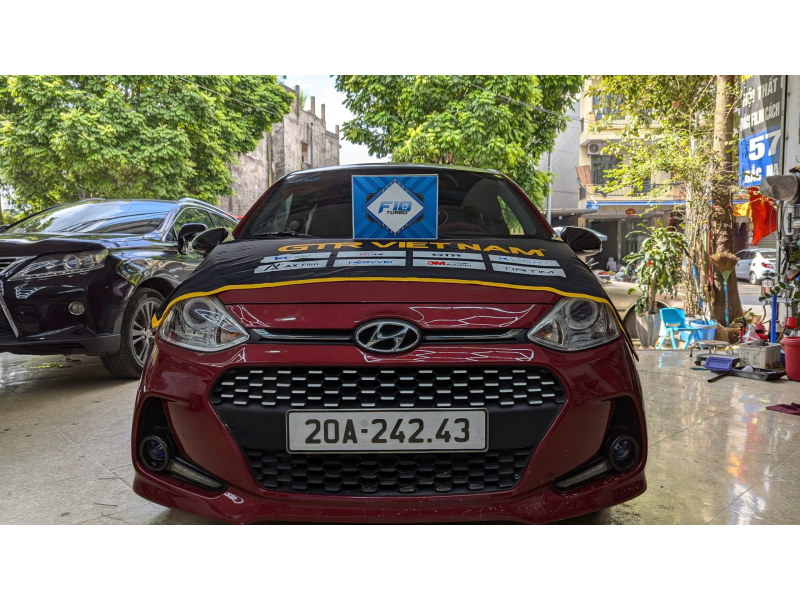 Độ đèn nâng cấp ánh sáng NÂNG CẤP BI GẦM TĂNG SÁNG HYUNDAI I10 BI GẦM F10 TURBO