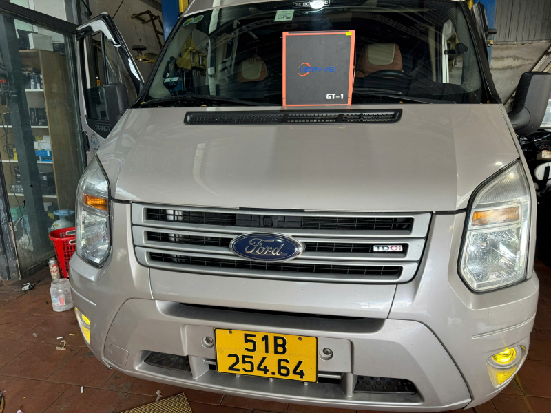 Độ đèn nâng cấp ánh sáng BI GẦM HENVVEI GT-1 - 3 NHIỆT MÀU CHO XE FORD TRANSIT 