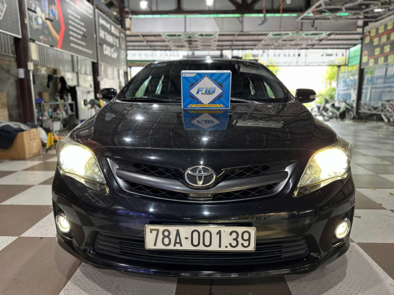 Độ đèn nâng cấp ánh sáng BI GẦM F10 TURBO TOYOTA ALTIS 