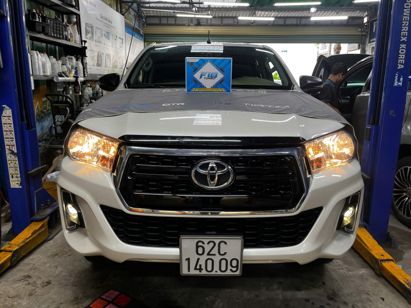 Độ đèn nâng cấp ánh sáng BI GẦM X-LIGHT F10 TURBO CHO TOYOTA HILUX 2019 - TRUNG NGUYÊN AUTO 14009 - 08/10/2024