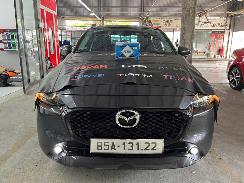 Độ đèn nâng cấp ánh sáng Nấng cấp đèn tăng sáng xe mazda2