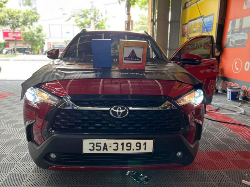 Độ đèn nâng cấp ánh sáng Nâng cấp bi pha cho xe toyota Cross