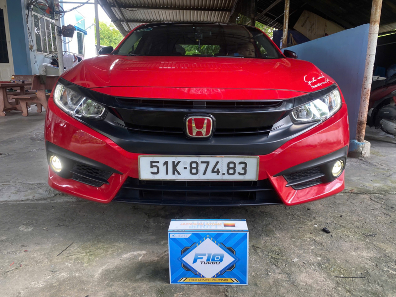 Độ đèn nâng cấp ánh sáng Nâng cấp đèn F10 Civic