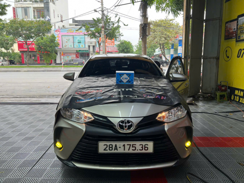 Độ đèn nâng cấp ánh sáng Nâng cấp bi gầm cho chủ xe toyota Vios 