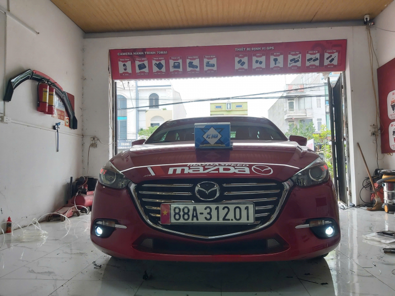 Độ đèn nâng cấp ánh sáng mazda 3