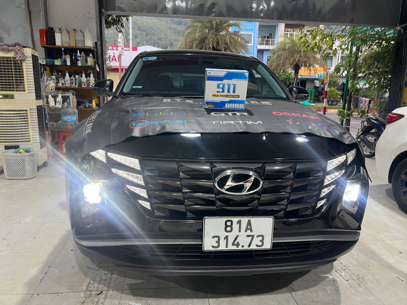 Độ đèn nâng cấp ánh sáng BI LED X-LIGHT 911. HYUNDAI TUCSON