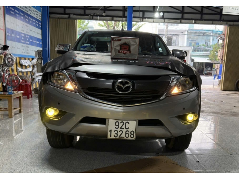 Độ đèn nâng cấp ánh sáng Nâng cấp bi gầm X-light X3 pro tăng sáng cho Mazda BT50